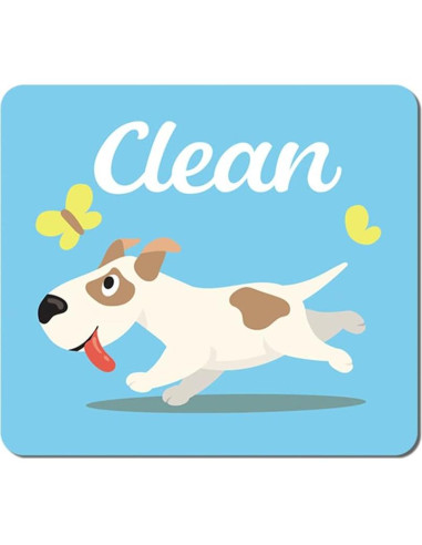 Imán Limpio/Sucio Umtiti 8.89x7.87cm Doble Cara Perro