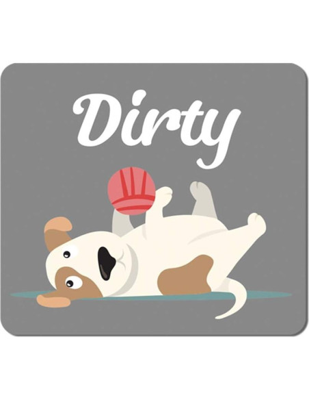 Imán Limpio/Sucio Umtiti 8.89x7.87cm Doble Cara Perro