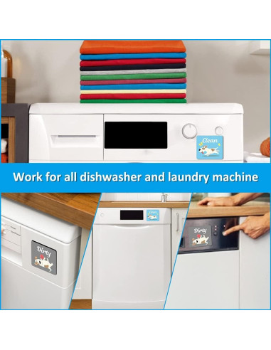 Imán Limpio/Sucio Umtiti 8.89x7.87cm Doble Cara Perro