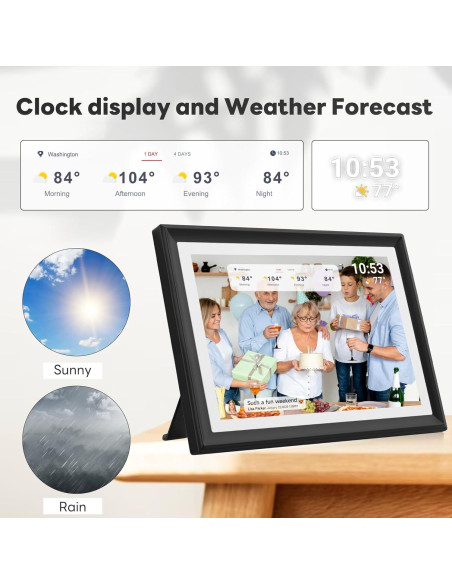 Marco de Fotos Digital REUMAR 10.1" WiFi 32GB Pantalla IPS Marco de Fotos Digital REUMAR 10.1" WiFi 32GB Pantalla IPS