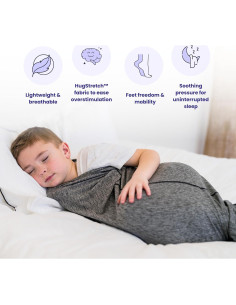 Manta Ponible Hug Sleep Pod Adolescente Turquesa 10-14 Años 2