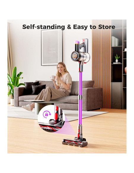 Aspiradora Inalámbrica VIAFLY V16PRO-3 500W 40KPA 60Min