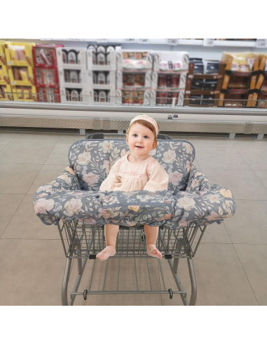 Cubierta de carrito de compras ICOPUCA 2 en 1 con cojín extra