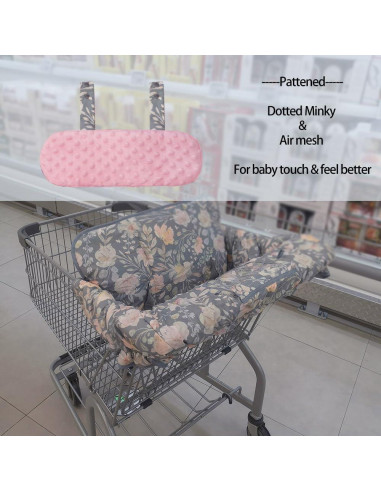 Cubierta de carrito de compras ICOPUCA 2 en 1 con cojín extra