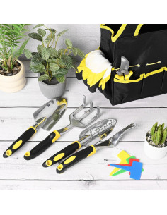 Juego de Herramientas de Jardinería 22 Piezas M METERXITY 2