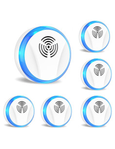 Repelente Ultrasónico de Plagas Genérico 6 Unidades Blanco