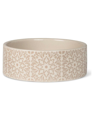 Cuenco para mascotas cerámica Fringe Studio Sevilla Tile Sand 1.5 tazas