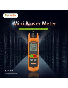 Medidor de Potencia de Fibra Óptica Komshine KPM-11M -50 a +26dBm 2