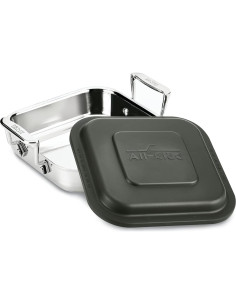 Sartén Cuadrada All-Clad 20 cm Acero Inoxidable con Tapa 2