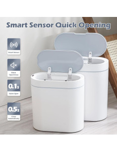 Cubo de Basura Automático ELPHECO 2 en 1 7.57L + 9.46L 2