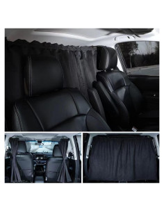 Cortina de Privacidad MEEWOO Negra 200.7x100.3 cm para Auto