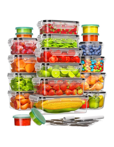 Juego de Contenedores de Alimentos Canfanni 40 Piezas Sin BPA