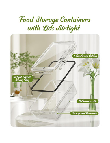 Juego de Contenedores de Alimentos Canfanni 40 Piezas Sin BPA