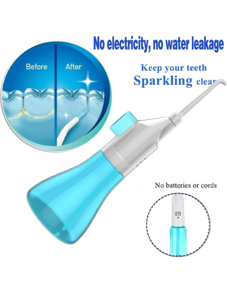 Hilo Dental Inalámbrico Portátil Shouken con 3 Cabezales Hilo Dental Inalámbrico Portátil Shouken con 3 Cabezales