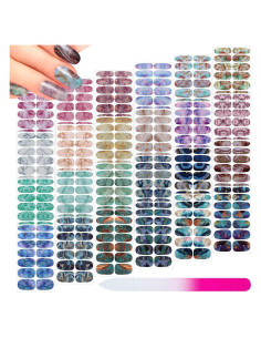 Stickers de Uñas Autoadhesivos Maitys 336 Piezas Estilo Retro