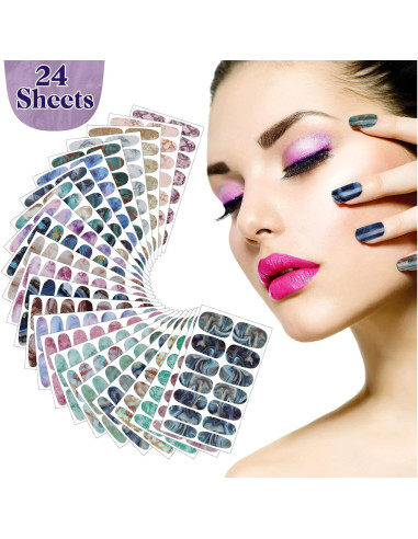 Stickers de Uñas Autoadhesivos Maitys 336 Piezas Estilo Retro