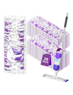 20 Almohadillas Desechables para Trapeador Eléctrico PoTiCota