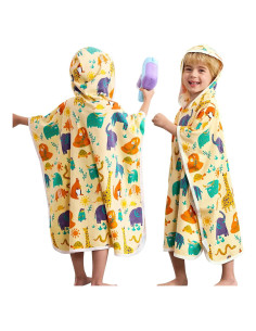 Toalla con Capucha Babee Reshinee para Niños - Dinosaurio 64.8 cm
