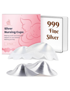 Tazas de Lactancia de Plata Pura 999 Le Petit Journey - Grande