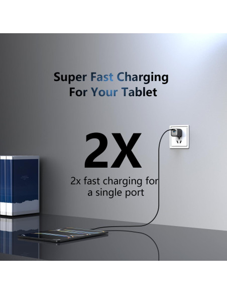 Cargador Rápido 45W GaN DIEKQINN USB-C y USB-A Negro Cargador Rápido 45W GaN DIEKQINN USB-C y USB-A Negro