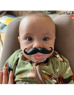 Chupetes Divertidos YAPROMO para Bebés 0-36 Meses - 4 Piezas 2