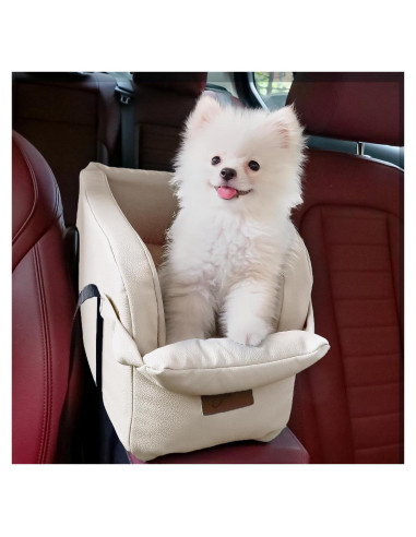 Asiento de coche para perros Asou 46x21.8x20.8 cm hasta 5.9 kg