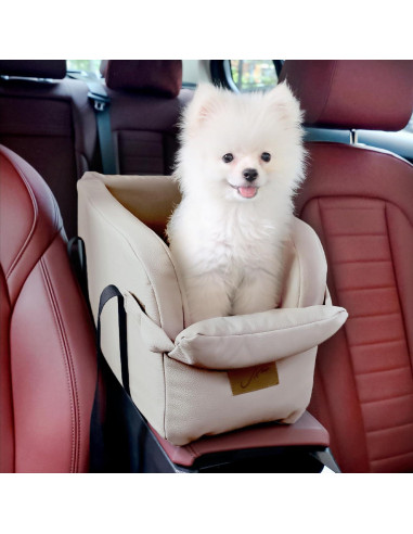 Asiento de coche para perros Asou 46x21.8x20.8 cm hasta 5.9 kg