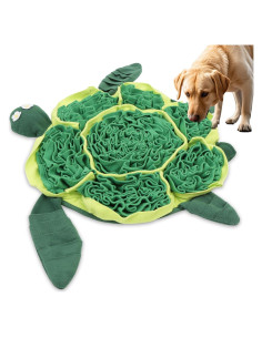 Alfombra de Olfateo para Perros FLERDMAU Verde 50cm - Juguete Interactivo
