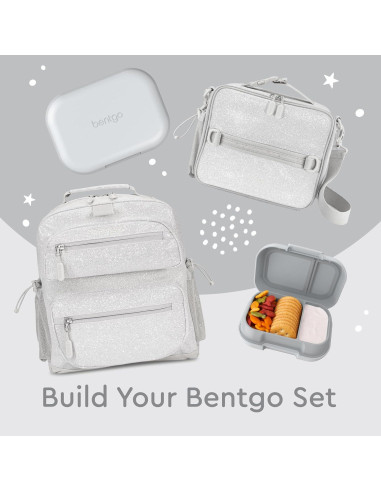 Contenedor de Snacks Bentgo Kids Gris 2 Compartimentos 1.5L