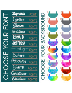 Placa de Nombre Personalizada Owala 24oz 32oz 40oz - 20 Colores 2