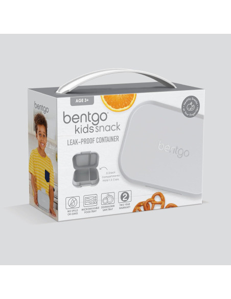 Contenedor de Snacks Bentgo Kids Gris 2 Compartimentos 1.5L