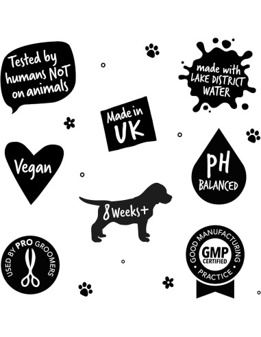 Champú para perros BUGALUGS 500ml con avena y aloe vera