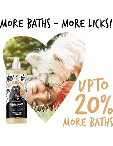 Champú para perros BUGALUGS 500ml con avena y aloe vera