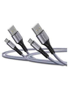 Cable de Carga Micro USB Ruaeoda 2Pack 6ft Trenzado Nylon