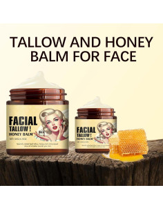 Bálsamo Hidratante Facial HongFaJing 29.57 ml Manteca de Res y Miel 2