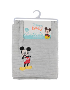 Manta de Franela Disney Mickey Mouse 52x35 cm para Bebé 2