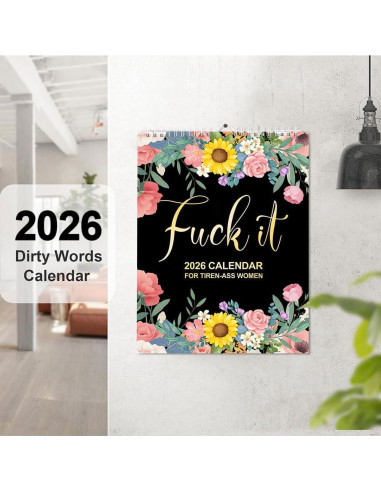 Calendario Divertido 2026 Aquí Vamos de Nuevo - 21x28.5cm