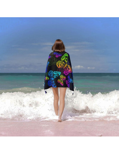 Toalla de Playa VOOHDDY Grande Microfibra Secado Rápido 130x80cm