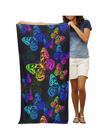 Toalla de Playa VOOHDDY Grande Microfibra Secado Rápido 130x80cm