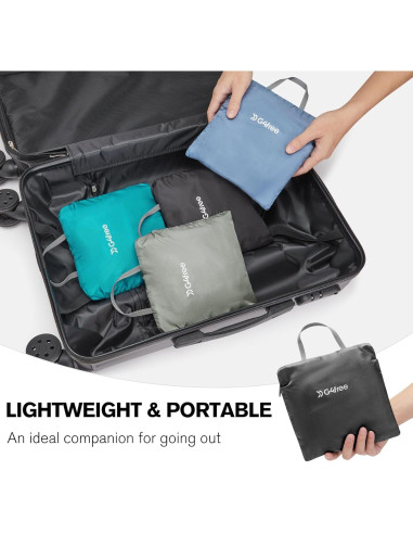 Mochila de Senderismo Plegable G4Free 25L Resistente al Agua