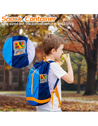 24 Recipientes Reutilizables ALFEVA con Tapas y 10 Tenedores