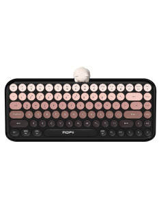 Teclado Inalámbrico Compacto Lomiluskr TKL Bluetooth 2.4G Negro