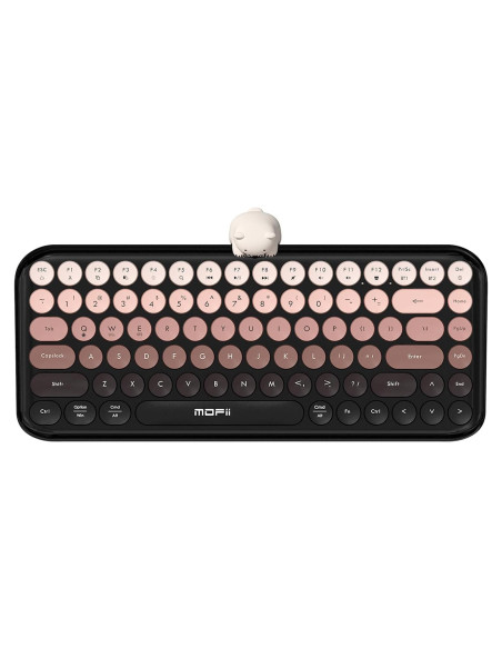 Teclado Inalámbrico Compacto Lomiluskr TKL Bluetooth 2.4G Negro