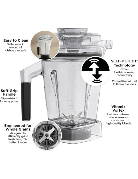 Contenedor de Granos Secos Vitamix 1.42L con Detección Automática