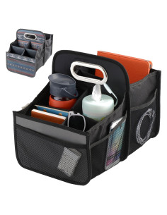 Caddy Organizador de Asiento Carro High Road Negro 34x24cm