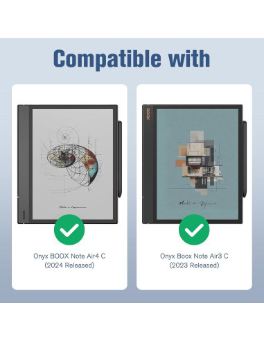 Funda Fintie para Boox Note Air4 C/Air3 C/Air3 B - Cuero PU