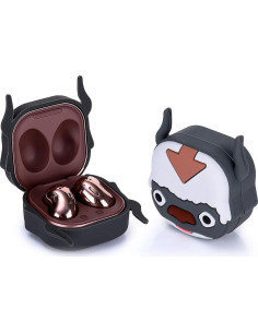 Funda de Silicona Suublg para Galaxy Buds FE y Pro + Lápiz 3 en 1 2