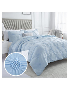 Conjunto de Edredón Swift Home Twin XL Azul Bebé 2 Piezas