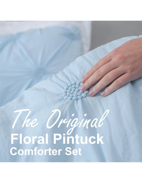 Conjunto de Edredón Swift Home Twin XL Azul Bebé 2 Piezas Conjunto de Edredón Swift Home Twin XL Azul Bebé 2 Piezas