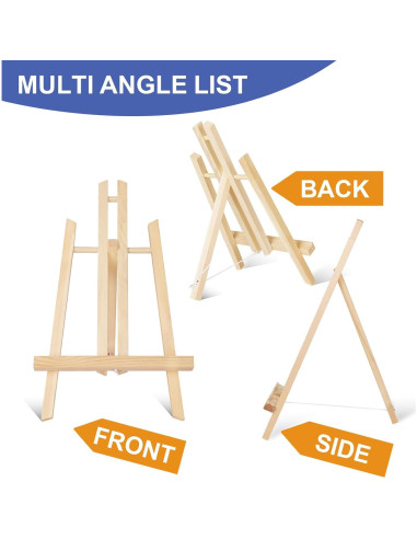 Caballete de Mesa de Madera ESRICH 30cm - 2 Pack Plegable